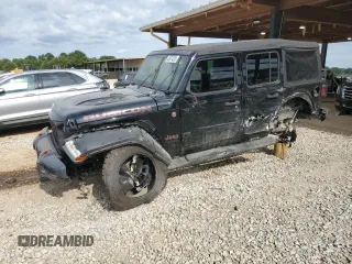 2019 Jeep Wrangler Unlimited Rubicon с VIN 1C4HJXFN2KW525606, выставлен на аукционе Copart как лот 62674225 с пробегом 55 128 миль миль и Списание • Salvage title. История ставок и продаж доступна на DreamBid. Изображение 1.