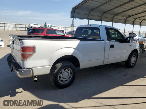 2013 Ford F-150 XL with VIN 1FTNF1CF9DKD49470, listed as a Copart auction lot 45458445 with 141,089 mi miles and Salvage Title. Bid and sale history available at carsss.com. Image 3.