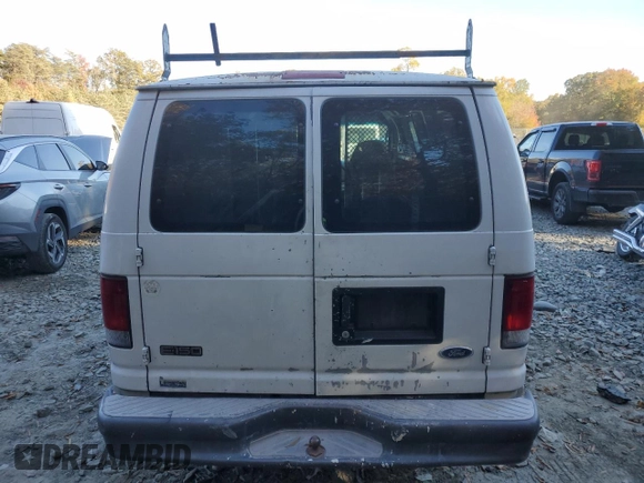 2003 Ford Econoline Cargo with VIN 1FTRE14263HC04236, listed as a Copart auction lot 77628444 with 163,778 mi miles and Salvage Title. Bid and sale history available at carsss.com. Image 6.