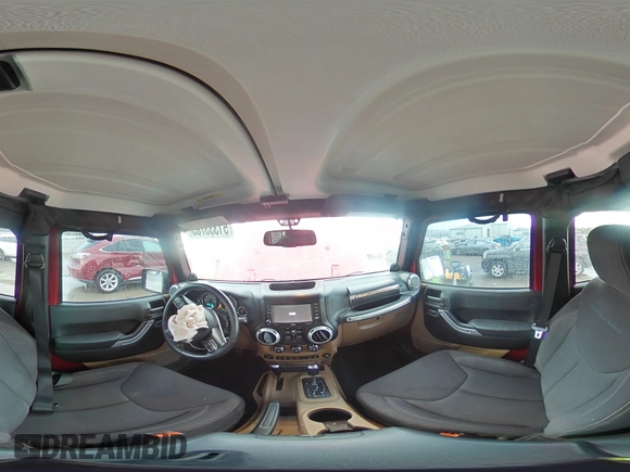 2013 Jeep Wrangler Unlimited Rubicon with VIN 1C4HJWFG6DL565462, listed as a Copart auction lot 51333785 with 113,601 mi miles and Salvage title. Bid and sale history available at DreamBid. Image 14.