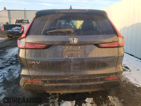 2023 Honda CR-V EX-L with VIN 5J6RS4H70PL004191, listed as a Copart auction lot 42308035 with 107,059 mi miles and Salvage Title. Bid and sale history available at carsss.com. Image 6.