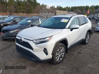2024 Toyota RAV4 XLE Premium with VIN 2T3A1RFV2RW435605, listed as a IAAI auction lot 41817941 with 10,001 mi miles. Bid and sale history available at carsss.com. Image 17.