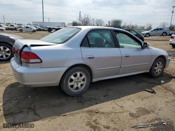 2002 Honda Accord Sdn EX with VIN 1HGCG56662A038798, listed as a Copart auction lot 53123095 with 121,794 mi miles and Salvage Title. Bid and sale history available at carsss.com. Image 3.