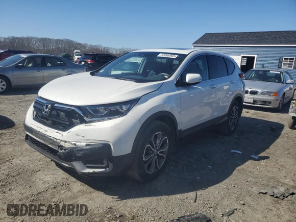 2022 Honda CR-V EX-L with VIN 2HKRW2H89NH618083, listed as a Copart auction lot 52006965 with 42,036 mi miles and Salvage Title. Bid and sale history available at carsss.com. Image 1.