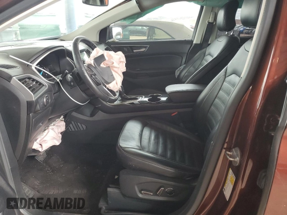 2016 Ford Edge SEL with VIN 2FMPK3J80GBC25053, listed as a Copart auction lot 48904005 with 176,325 mi miles and Salvage Title. Bid and sale history available at carsss.com. Image 7.