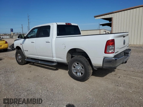 2022 Ram 2500 Big Horn with VIN 3C6UR5DL3NG296697, listed as a Copart auction lot 82046744 with 54,072 mi miles and Salvage Title. Bid and sale history available at carsss.com. Image 2.