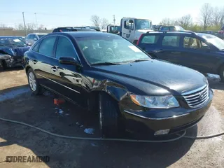 2009 Hyundai Azera GLS with VIN KMHFC46D39A351345, listed as a IAAI auction lot 41974507 with 138,174 mi miles. Bid and sale history available at carsss.com. Image 1.
