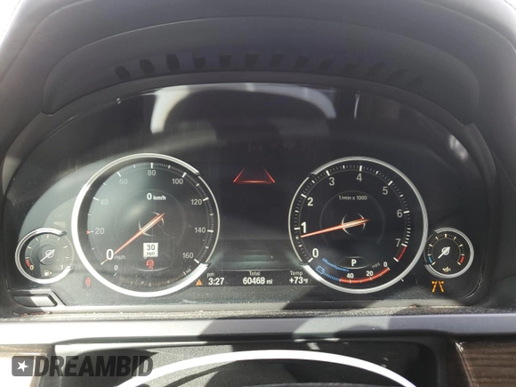 2014 BMW 7 Series 750i xDrive with VIN WBAYB6C5XED225093, listed as a Copart auction lot 83626884 with 60,468 mi miles and Salvage Title. Bid and sale history available at carsss.com. Image 9.