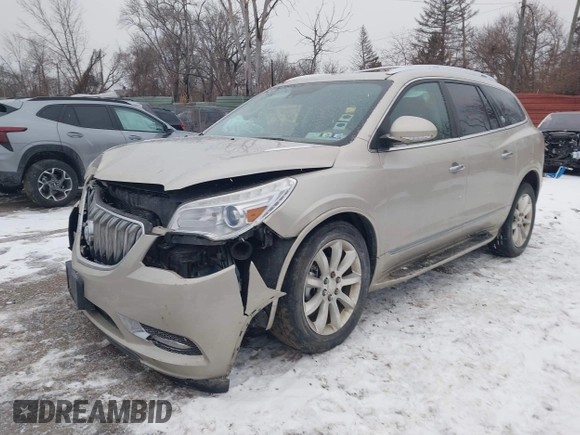2014 Buick Enclave Premium with VIN 5GAKVCKD0EJ224433, listed as a IAAI auction lot 41566093 with 151,862 mi miles and . Bid and sale history available at DreamBid. Image 17.