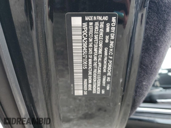 2005 Porsche Boxster с VIN WP0CA29845U710615, выставлен на аукционе Copart как лот 82493454 с пробегом 113 478 миль миль и Чистый • Clean title. История ставок и продаж доступна на DreamBid. Изображение 12.