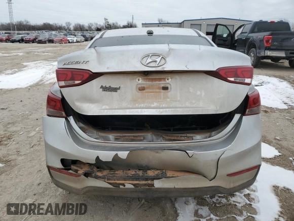 2019 Hyundai Accent Limited with VIN 3KPC34A30KE051741, listed as a Copart auction lot 44817195 with 117,652 mi miles and Salvage Title. Bid and sale history available at carsss.com. Image 6.