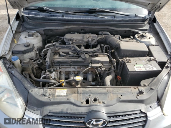 2009 Hyundai Accent Auto GLS with VIN KMHCN46C09U310271, listed as a Copart auction lot 51095345 with 135,800 mi miles and Salvage Title. Bid and sale history available at carsss.com. Image 11.