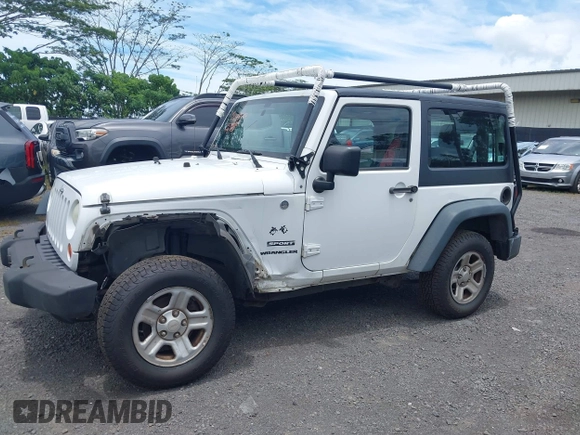 2013 Jeep Wrangler Sport with VIN 1C4AJWAG6DL626429, listed as a IAAI auction lot 42348347 with 120,104 mi miles and . Bid and sale history available at DreamBid. Image 14.