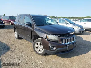 2014 Jeep Compass Sport with VIN 1C4NJCBA7ED545347, listed as a IAAI auction lot 40279421 with 180,547 mi miles. Bid and sale history available at carsss.com. Image 1.
