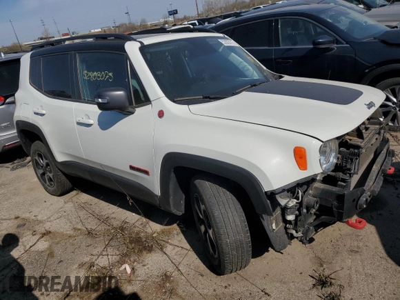 2020 Jeep Renegade Trailhawk with VIN ZACNJBC19LPL09240, listed as a Copart auction lot 52803075 with 70,698 mi miles and Non repairable. Bid and sale history available at DreamBid. Image 4.