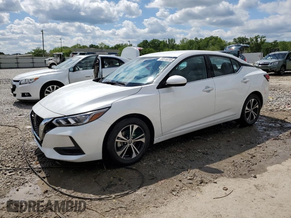 2023 Nissan Sentra SV z VIN 3N1AB8CV0PY270059, wystawiony jako Copart lot #55515235 z przebiegiem 10 657 mil mil oraz Szkoda całkowita • Salvage title. Historia ofert i sprzedaży dostępna na DreamBid. Obrazek 1.