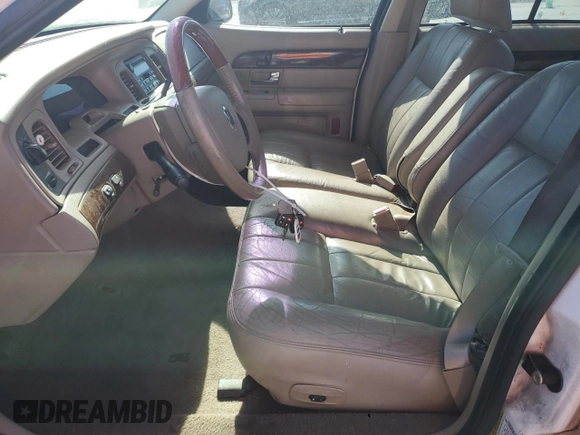 2005 Mercury Grand Marquis LS Premium z VIN 2MEFM75W95X618252, wystawiony jako Copart lot #57810045 z przebiegiem Nie podano mil oraz Czysty tytuł • Clean title. Historia ofert i sprzedaży dostępna na DreamBid. Obrazek 7.