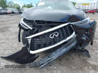 2024 Infiniti QX60 Luxe with VIN 5N1DL1FS1RC335847, listed as a IAAI auction lot 42255354 with 12,219 mi miles and . Bid and sale history available at DreamBid. Image 6.