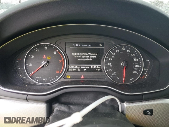 2017 Audi A4 Premium Plus с VIN WAUENAF41HN041546, выставлен на аукционе Copart как лот 59394615 с пробегом 121 586 миль миль и Списание • Salvage title. История ставок и продаж доступна на DreamBid. Изображение 9.