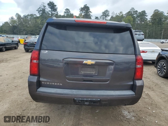 2016 Chevrolet Suburban LT with VIN 1GNSCHKCXGR464772, listed as a Copart auction lot 80065134 with 79,706 mi miles and Salvage Title. Bid and sale history available at carsss.com. Image 6.