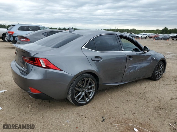 2015 Lexus IS 350 with VIN JTHBE1D21F5021347, listed as a Copart auction lot 50865885 with 151,773 mi miles and Salvage Title. Bid and sale history available at carsss.com. Image 3.