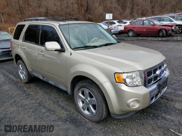 2011 Ford Escape Limited with VIN 1FMCU9E7XBKC01497, listed as a Copart auction lot 47996085 with 127,770 mi miles and Salvage Title. Bid and sale history available at DreamBid. Image 4.