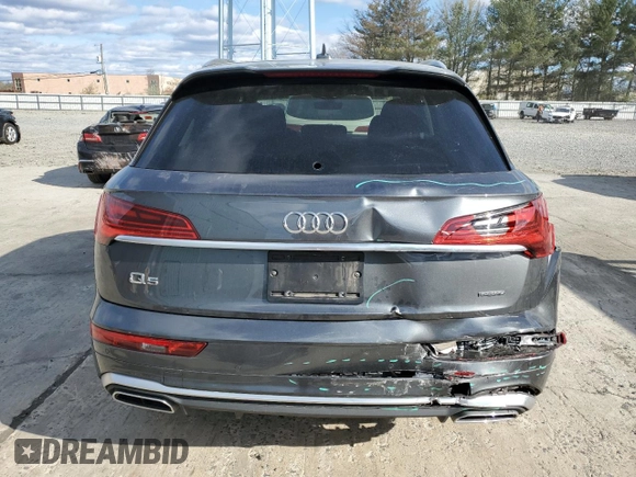 2023 Audi Q5 S line Premium Plus z VIN WA1EAAFY6P2052165, wystawiony jako Copart lot #52523495 z przebiegiem Nie podano mil oraz Szkody całkowita. Historia ofert i sprzedaży dostępna na DreamBid. Obrazek 6.