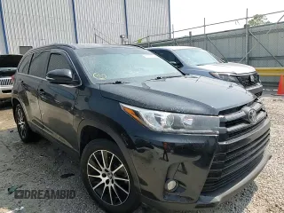 2018 Toyota Highlander SE with VIN 5TDJZRFH1JS884265, listed as a Copart auction lot 59542875 with 128,352 mi miles and Non repairable. Bid and sale history available at DreamBid. Image 14.