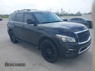 2015 Infiniti QX80 z VIN JN8AZ2ND1F9770203, wystawiony jako IAAI lot #41949816 z przebiegiem 213 836 mil mil oraz . Historia ofert i sprzedaży dostępna na DreamBid. Obrazek 1.