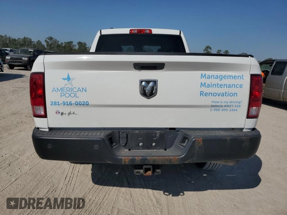 2021 Ram 1500 Tradesman z VIN 1C6RR6FG8MS550584, wystawiony jako Copart lot #74936194 z przebiegiem 49 515 mil mil oraz Szkoda całkowita • Salvage title. Historia ofert i sprzedaży dostępna na DreamBid. Obrazek 6.