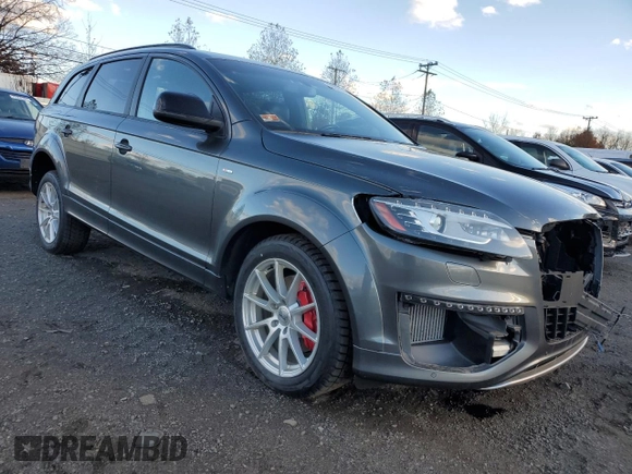 2015 Audi Q7 3.0L TDI Prestige with VIN WA1WMAFE6FD033250, listed as a Copart auction lot 78840474 with 156,852 mi miles and Salvage Title. Bid and sale history available at carsss.com. Image 4.