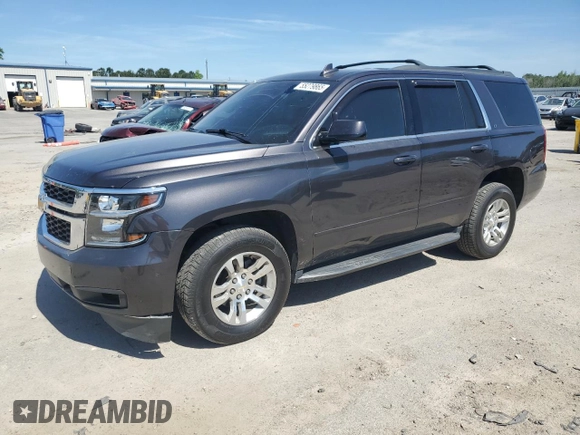 2017 Chevrolet Tahoe LT with VIN 1GNSCBKC5HR369194, listed as a Copart auction lot 55279865 with 84,049 mi miles and Salvage title. Bid and sale history available at DreamBid. Image 1.