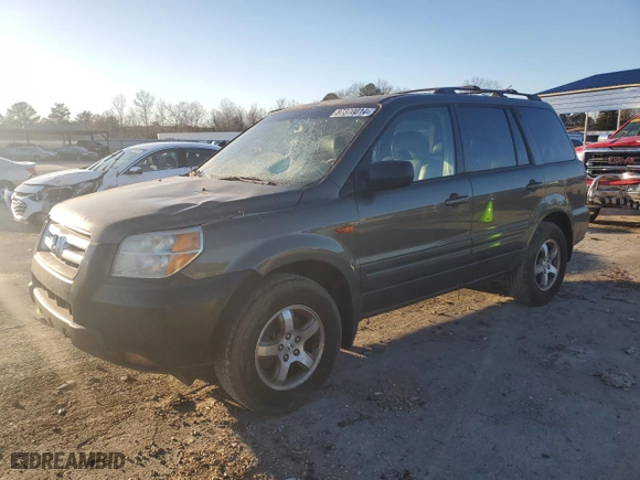2006 Honda Pilot EX-L with RES with VIN 5FNYF28636B005046, listed as a Copart auction lot 87370014 with 249,354 mi miles and Salvage Title. Bid and sale history available at carsss.com. Image 1.