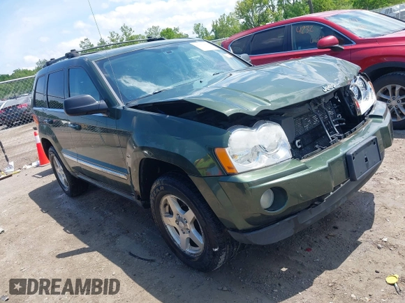 2007 Jeep Grand Cherokee Limited with VIN 1J8HR58N87C525220, listed as a IAAI auction lot 42361815 with 184,383 mi miles and . Bid and sale history available at DreamBid. Image 1.