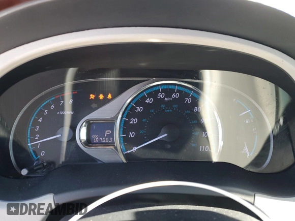 2012 Toyota Sienna XLE with VIN 5TDDK3DC8CS039549, listed as a Copart auction lot 48504955 with 167,563 mi miles and Salvage Title. Bid and sale history available at carsss.com. Image 9.