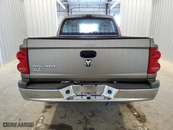 2006 Dodge Dakota SLT with VIN 1D7HE48K66S626575, listed as a Copart auction lot 87664485 with 142,127 mi miles and Clean Title. Bid and sale history available at carsss.com. Image 6.