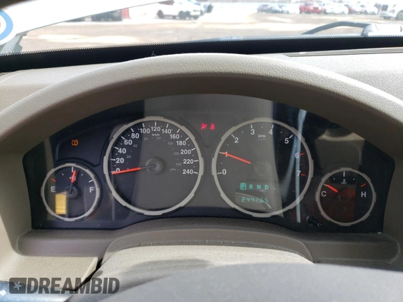 2008 Jeep Liberty Sport with VIN 1J8GN28K08W131724, listed as a Copart auction lot 49146405 with 244,265 mi miles and Clean Title. Bid and sale history available at DreamBid. Image 9.