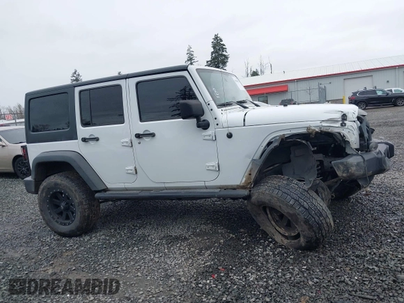 2017 Jeep Wrangler Unlimited Sport with VIN 1C4BJWDG2HL520081, listed as a IAAI auction lot 41916923 with 73,592 mi miles. Bid and sale history available at carsss.com. Image 13.