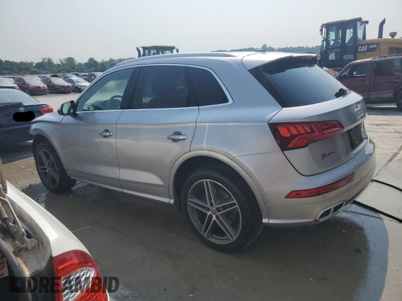 2018 Audi SQ5 Premium Plus with VIN WA1A4AFYXJ2204316, listed as a Copart auction lot 64113574 with 67,919 mi miles and Salvage Title. Bid and sale history available at DreamBid. Image 2.