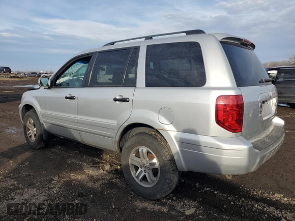 2005 Honda Pilot EX-L with RES with VIN 5FNYF18605B060711, listed as a Copart auction lot 46125755 with 193,062 mi miles and Salvage Title. Bid and sale history available at carsss.com. Image 2.