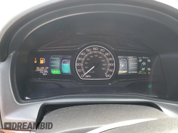 2012 Lincoln MKZ Hybrid with VIN 3LNDL2L30CR801814, listed as a Copart auction lot 50385305 with 135,302 mi miles and Non Repairable. Bid and sale history available at DreamBid. Image 9.