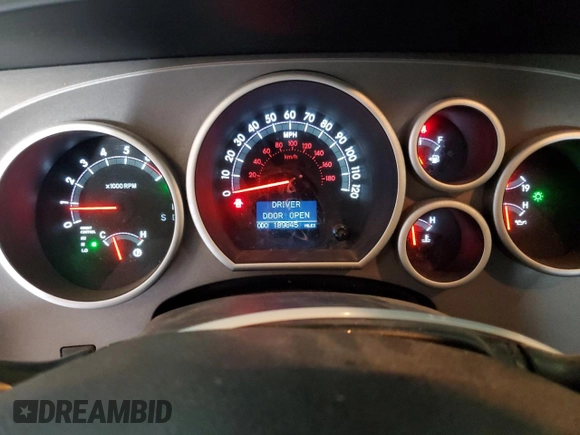 2010 Toyota Sequoia Platinum with VIN 5TDYY5G12AS029540, listed as a Copart auction lot 82955724 with 189,845 mi miles and Clean Title. Bid and sale history available at carsss.com. Image 9.