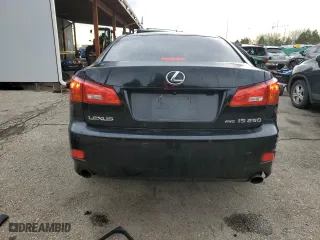 2006 Lexus IS 250 Auto with VIN JTHCK262262005823, listed as a Copart auction lot 51386655 with 195,953 mi miles and Salvage Title. Bid and sale history available at carsss.com. Image 6.