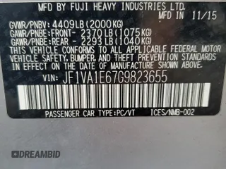 2016 Subaru WRX Premium с VIN JF1VA1E67G9823655, выставлен на аукционе Copart как лот 59462325 с пробегом 102 548 миль миль и Чистый • Clean title. История ставок и продаж доступна на DreamBid. Изображение 12.