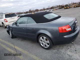 2004 Audi A4 1.8T with VIN WAUAC48H84K022851, listed as a Copart auction lot 84558734 with 125,959 mi miles and Salvage Title. Bid and sale history available at carsss.com. Image 2.