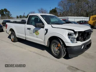 2022 Ford F-150 XL with VIN 1FTMF1CB1NKF26703, listed as a Copart auction lot 46470995 with 55,723 mi miles and Clean Title. Bid and sale history available at carsss.com. Image 4.