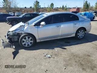 2010 Honda Civic LX with VIN 2HGFA1F51AH306669, listed as a Copart auction lot 50450825 with 143,659 mi miles and Salvage Title. Bid and sale history available at DreamBid. Image 1.
