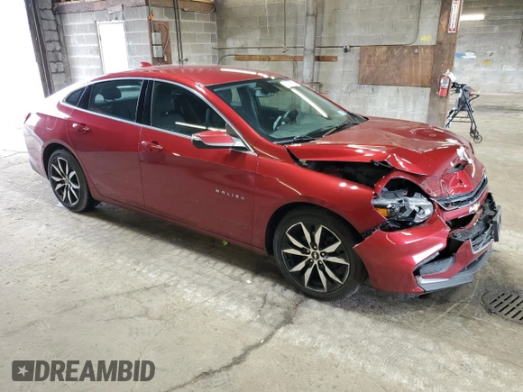 2018 Chevrolet Malibu LT with VIN 1G1ZD5ST7JF282516, listed as a Copart auction lot 55530275 with 102,272 mi miles and Salvage Title. Bid and sale history available at DreamBid. Image 4.