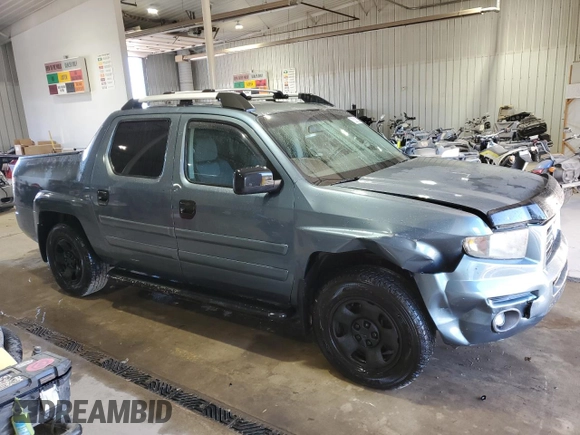 2006 Honda Ridgeline RT with VIN 2HJYK16246H556775, listed as a Copart auction lot 76258324 with 242,241 mi miles and Salvage Title. Bid and sale history available at carsss.com. Image 4.