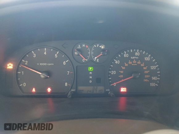 2005 Hyundai Sonata GL with VIN KMHWF25H55A182018, listed as a Copart auction lot 84380404 with 143,710 mi miles and Salvage Title. Bid and sale history available at carsss.com. Image 9.